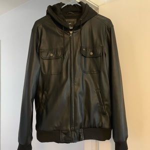 Men’s Obey leather jacket